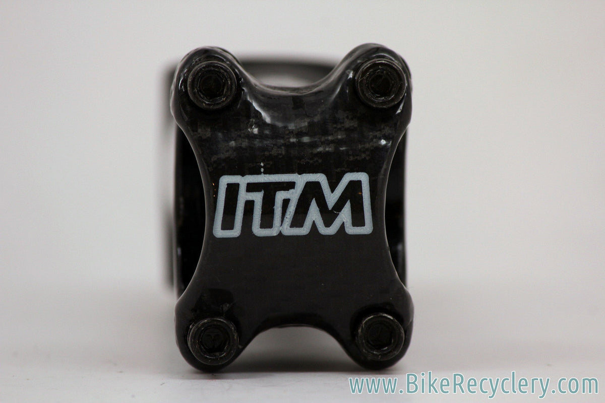 ITM Forged Lite Carbon Stem: 110mm x 31.8mm - 10D - 162g - Black