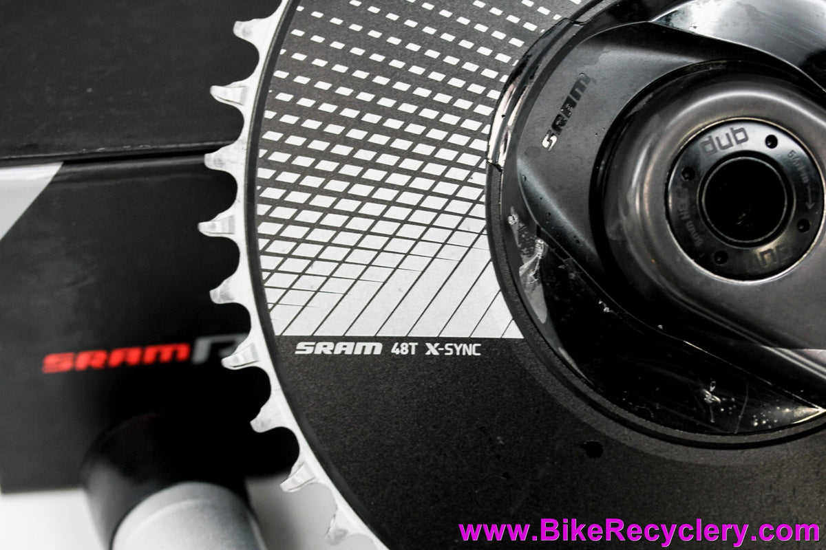 SRAM RED AXS 1X AERO DUB CRANKSET: FC-RED-1-D1 - 170mm x 48t (Almost New ~50 Miles)