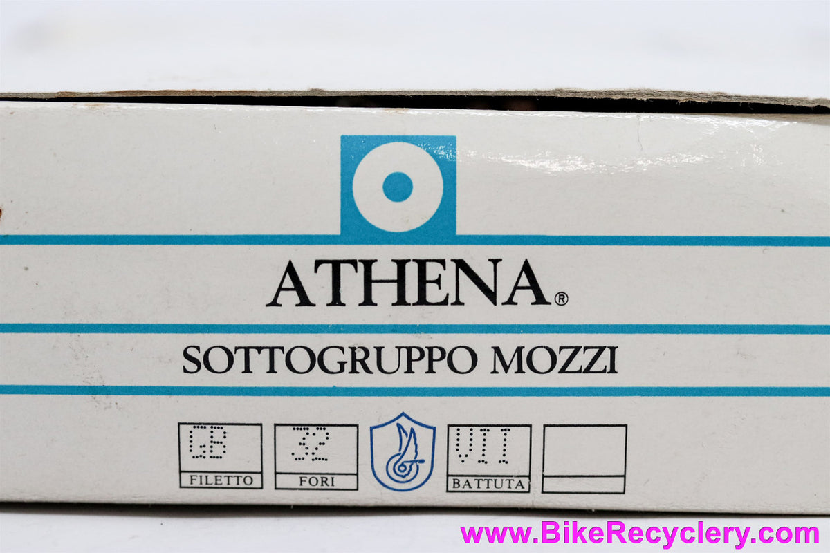 NIB/NOS Campagnolo Athena RS 7s Cassette Hubset & QR: 126mm - 32H - Rare