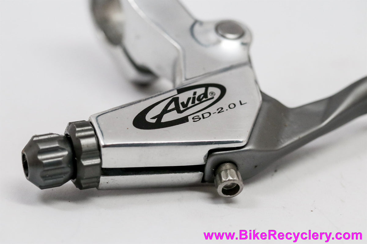 NIB/NOS Avid SD 2.0 L Brake Levers: Silver/Grey Ano - Canti or V-Brake - Vintage 1990's