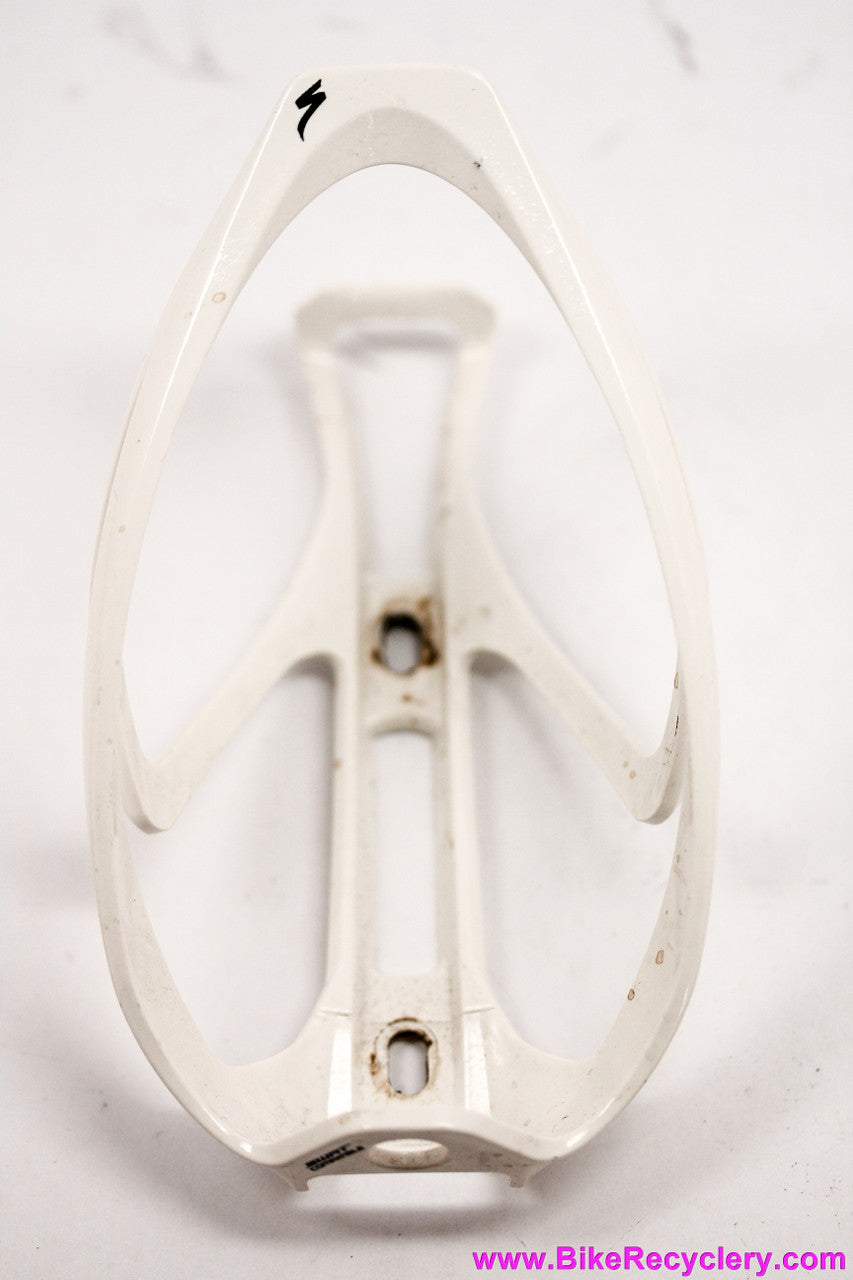 Specialized Rib Cage II Water Bottle Cage: White - SWAT Compatible - 33g