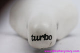 Selle Italia Turbo Saddle: Smooth White Leather - 1990 (EXC)