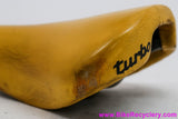 Selle Italia Turbo Saddle: Smooth Yellow Leather - 1985