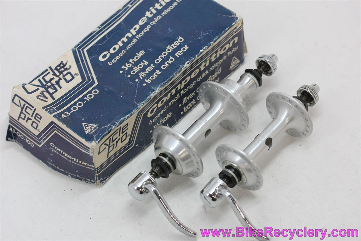 NIB/NOS Miche Competition Low Flange Hubset: Nuovo Record Clone - 36H x 126mm - Skewers