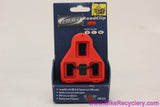 Look Delta Cleats: Red 5 Degree - BBB Brand (NEW)