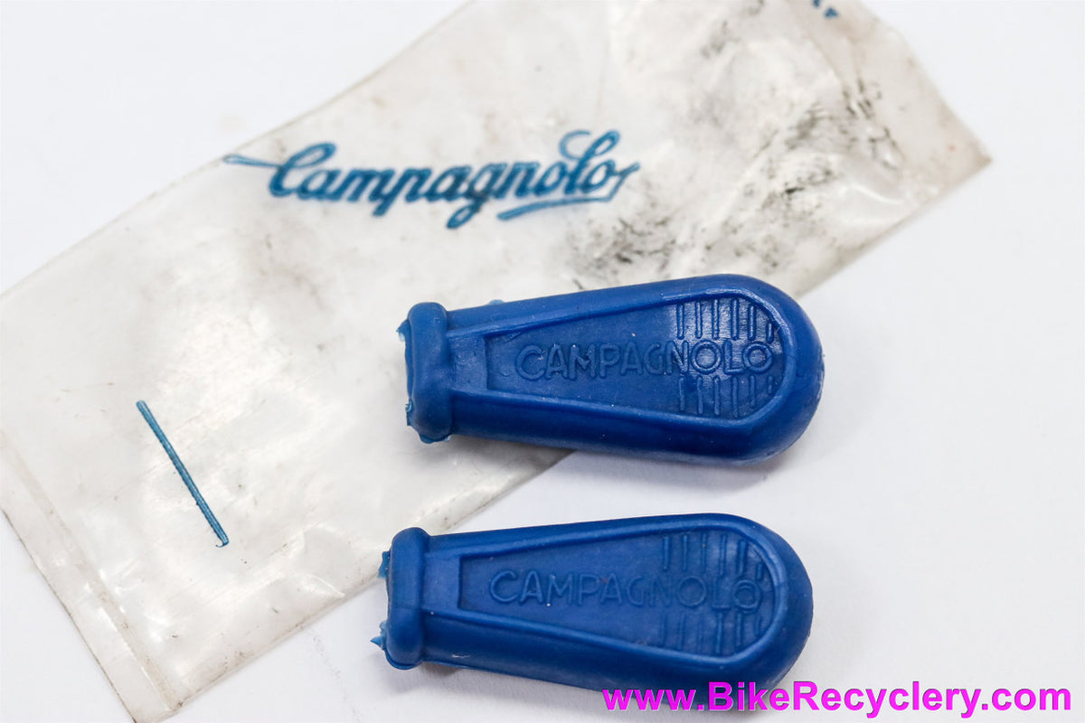 NIB/NOS Campagnolo Shifter Rubber Covers: Blue (pair)