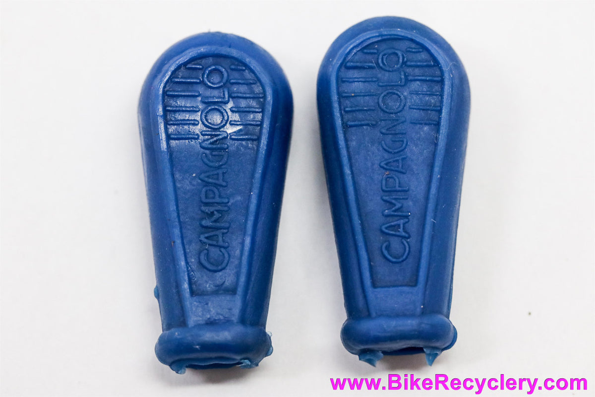 NIB/NOS Campagnolo Shifter Rubber Covers: Blue (pair)