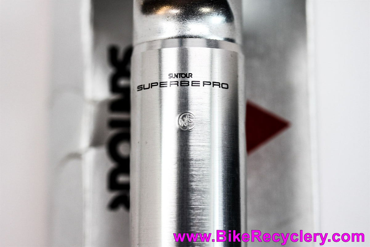 NIB/NOS Suntour Superbe Pro NJS Certified Seatpost: 27.2mm x 250mm Long - SP-SB00-L - Track/Keirin/Road - Polished