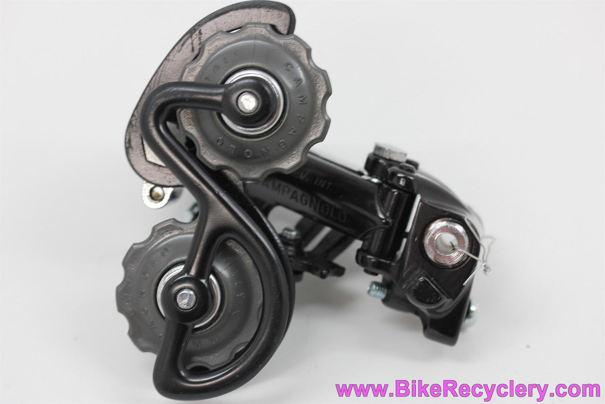 NIB/NOS Campagnolo Nuovo Record Noir Rear Derailleur: BLACK Anodized - Pat 1974 - RARE