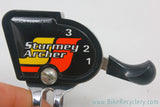 NOS Sturmey-Archer 3 Speed Trigger Shifter: 22.2mm - Made in England - 1980's - Black / Chrome