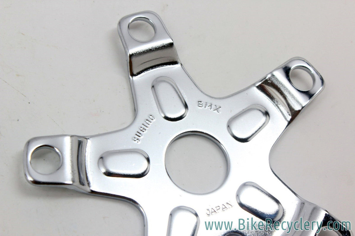 NOS Sugino BMX Crank Spider: Chrome Steel - Stamped - 110mm BCD - 1980's