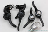 Suntour Command Butterfly Shifter LOT: 4 Shifters - Missing Clamp Parts (Near Mint)