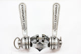 Campagnolo Nuovo/Super Record Downtube Shifters: STAINLESS STEEL Hardware Last Gen - Clamp On - #1014 (MINT)