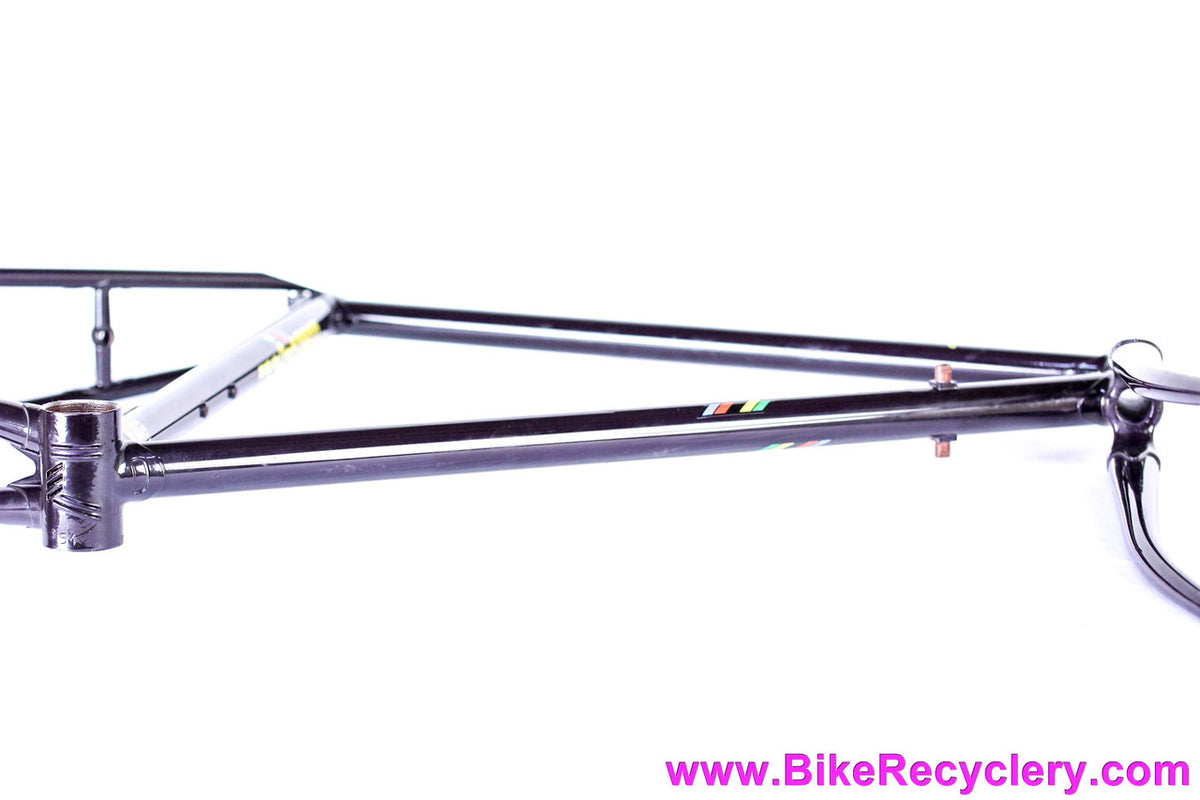 Guerciotti GLX Columbus SL Lugged Steel Frame & Fork: 54cm - Pantographed - DEEP Purple / Black / Pewter Chameleon - 1980's