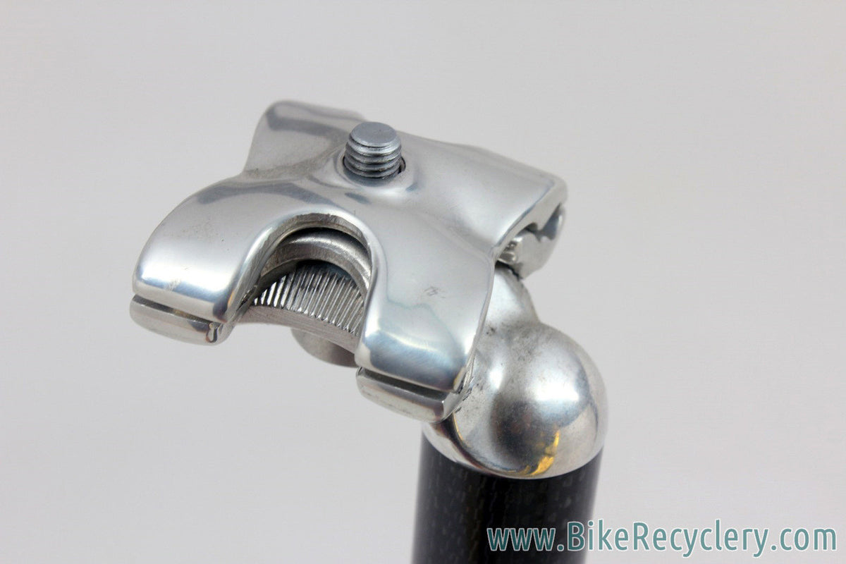 Campagnolo Record Carbon Seatpost: 27.2mm x 350mm (top 125mm Mint)
