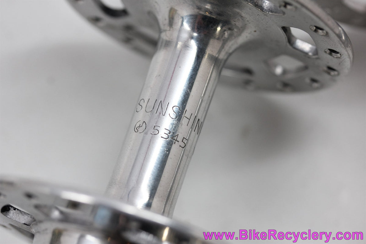 NIB/NOS Sunshine / Sanshin Pro Am High Flange Hubset: 36H x 120mm - QR Skewers