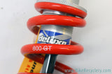NOS Vintage GT LTS Rockshox Deluxe (DLX) Coil Rear Shock: RED Spring - No Trunnion - 1998 - Silver - 800lb