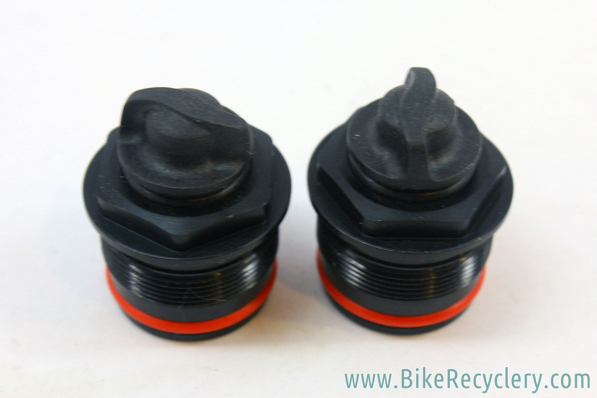 NIB/NOS Rockshox Judy / Duke / Pilot Air Assist Top Cap: Schrader Valve - 2002/2003 (pair)