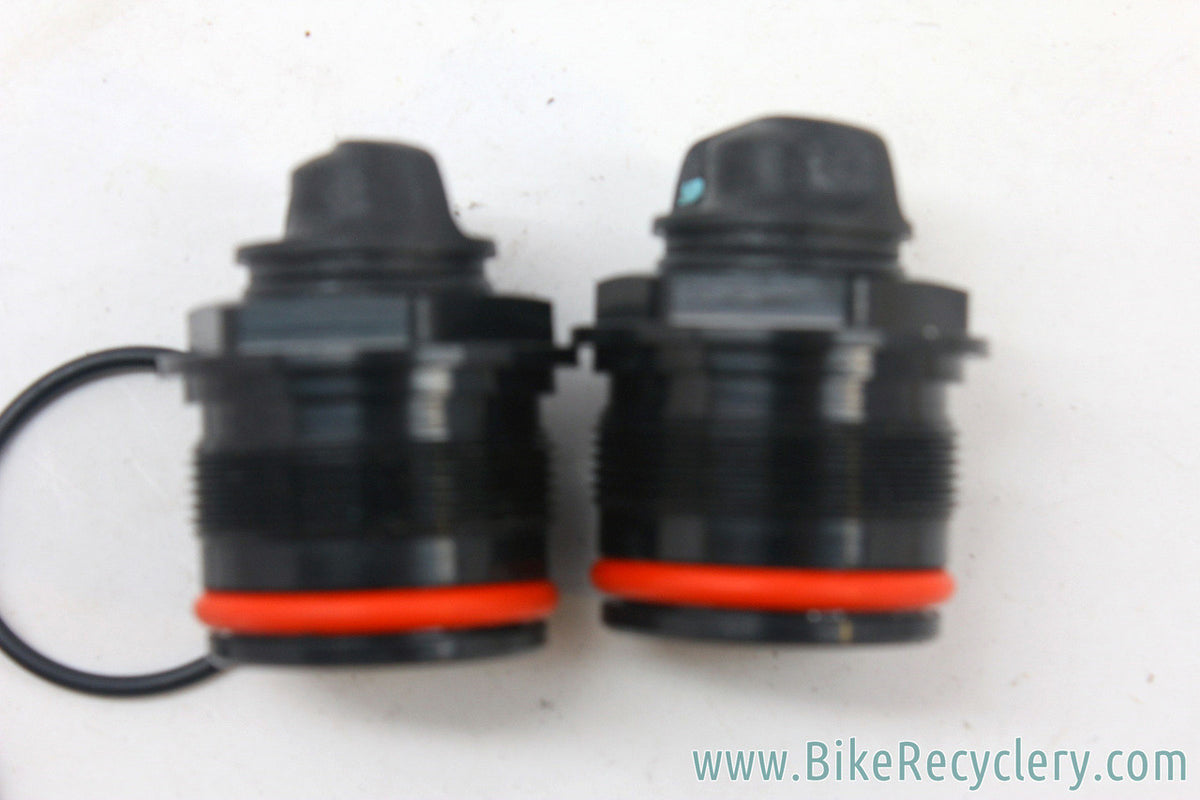 NIB/NOS Rockshox Judy / Duke / Pilot Air Assist Top Cap: Schrader Valve - 2002/2003 (pair)
