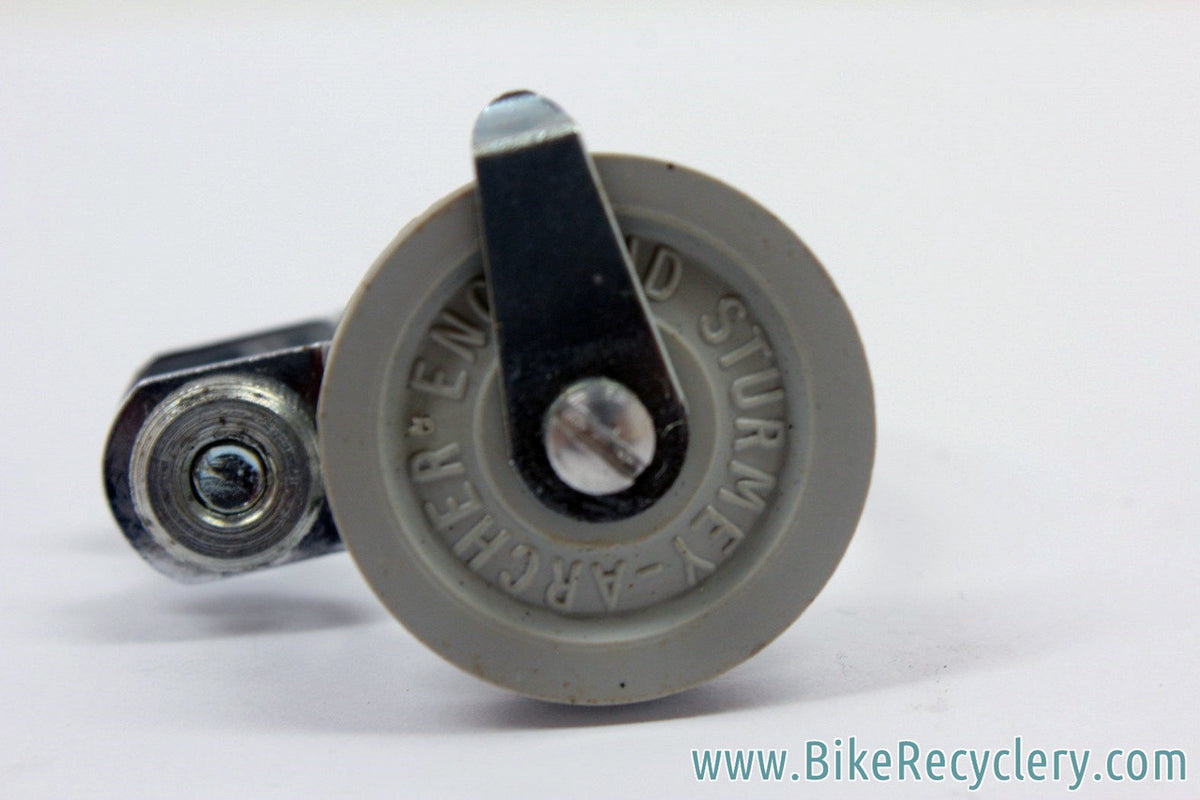 NOS Sturmey Archer Guide Pulley & Fulcrum Clip: 1" - Grey - HSJ.521 - Vintage 1960's 1970's 1980's