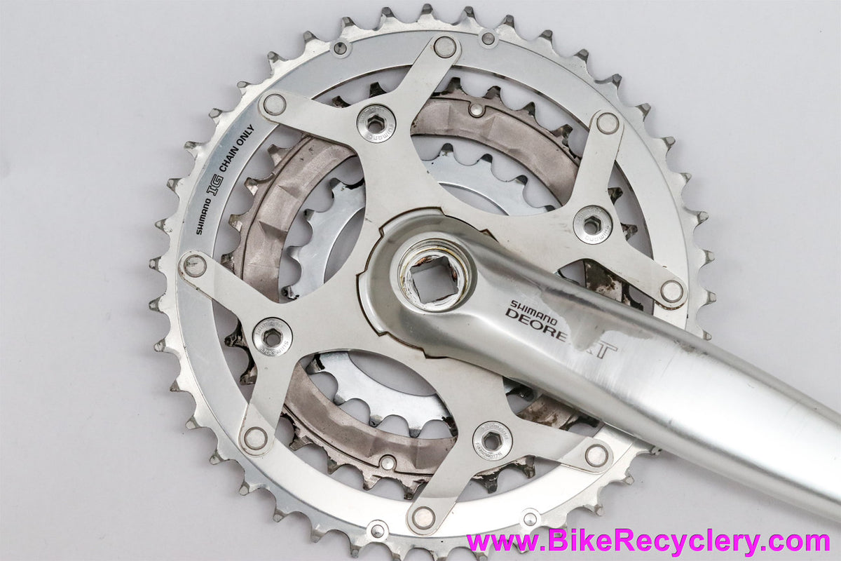 Shimano Deore XT FC-M739 Driveside Crank Arm & Chainrings: 175mm - 42/32/22t