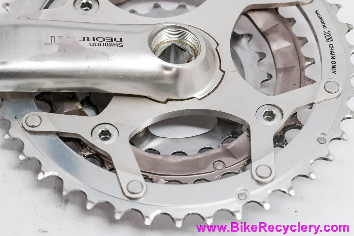 Shimano Deore XT FC-M739 Driveside Crank Arm & Chainrings: 175mm - 42/32/22t