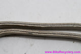 Alfredo Binda Extra Bi-Laminated Toe Straps: Bianchi-Dino - Cream White (NOS?)
