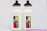 Jack Taylor Cycles Water Bottles: White (Pair, One NOS, One Near Mint)
