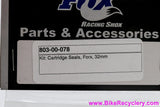 Fox 32mm Cartridge Seal Rebuild Kit: 803-00-078