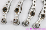 Suntour XC Power Roller Cam Brake Arms & Cams: CB-6100 - Alloy Rollers - Drilled