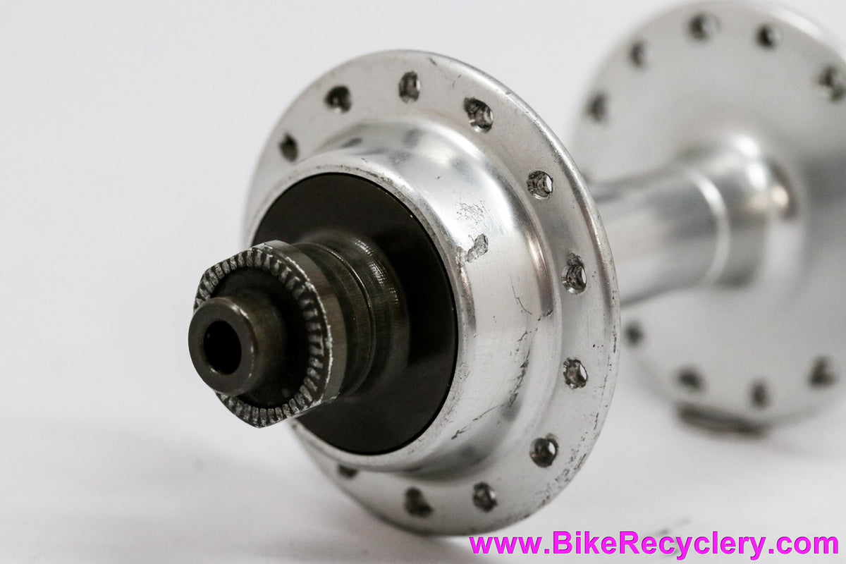 Pelissier 2000 Professional Rear Hub: Low Flange - 28H x 126mm - Silver (EXC)