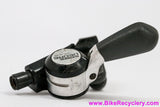 Shimano Deore / DX SL-MT60 FRONT/LEFT Thumb Shifter: Black/Silver