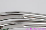 TNT HDS Crank Arms: Polished + Green Ano Spider - 175mm x 110/74mm (BARELY USED Near Mint++)