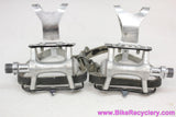 Specialized Track / Road Pedals W/ Toe Clips (med?) & Christophe Straps: (Near mint)