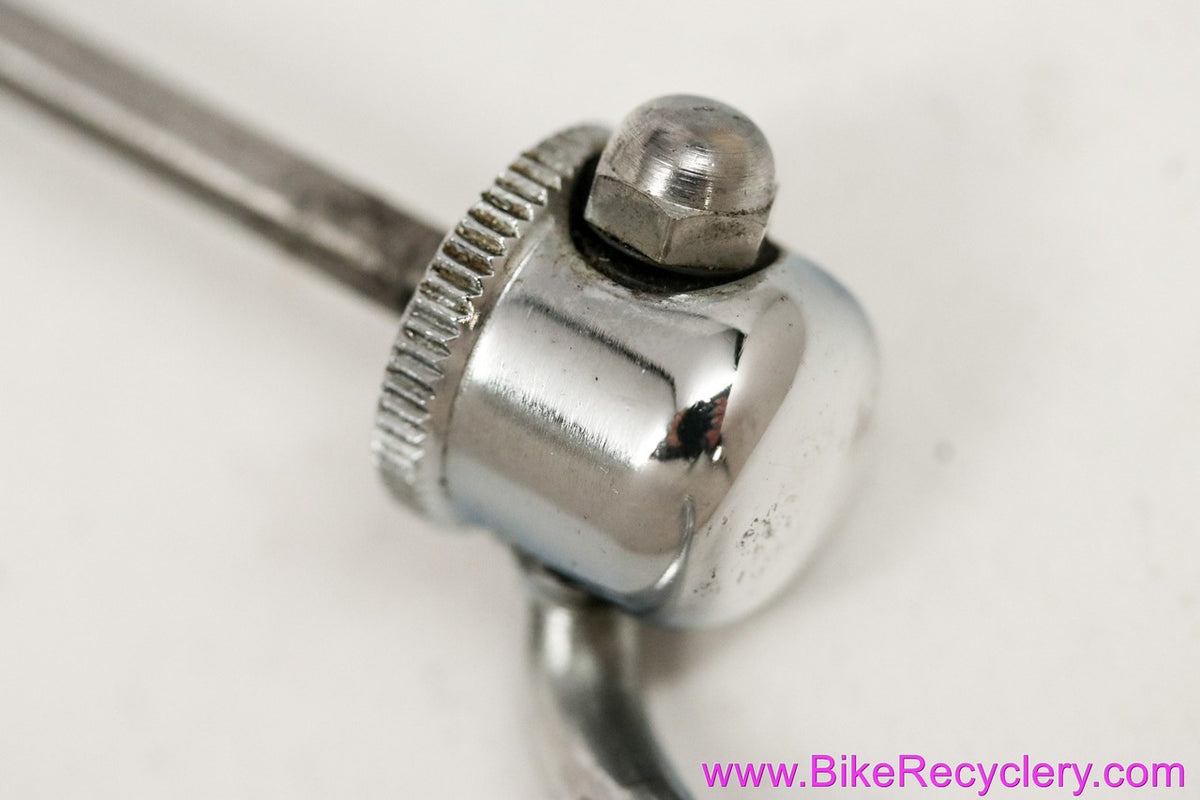 NOS Campagnolo Nuovo/Super Record REAR QR Skewer: Curved Blade Post CPSC 1978-1987