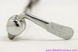 NOS Campagnolo Nuovo/Super Record REAR QR Skewer: Curved Blade Post CPSC 1978-1987