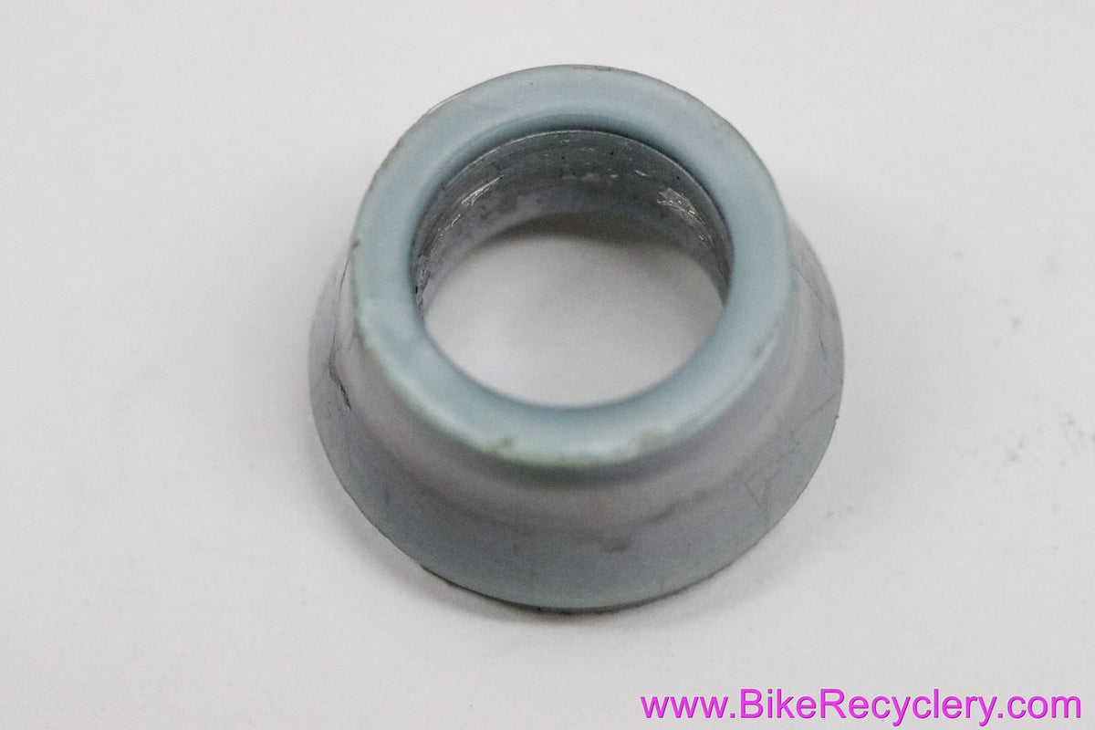 Shimano Dura-Ace / 600 AX Front Hub Dust Cap + Cover: Blue Plastic (EXC-Near Mint)
