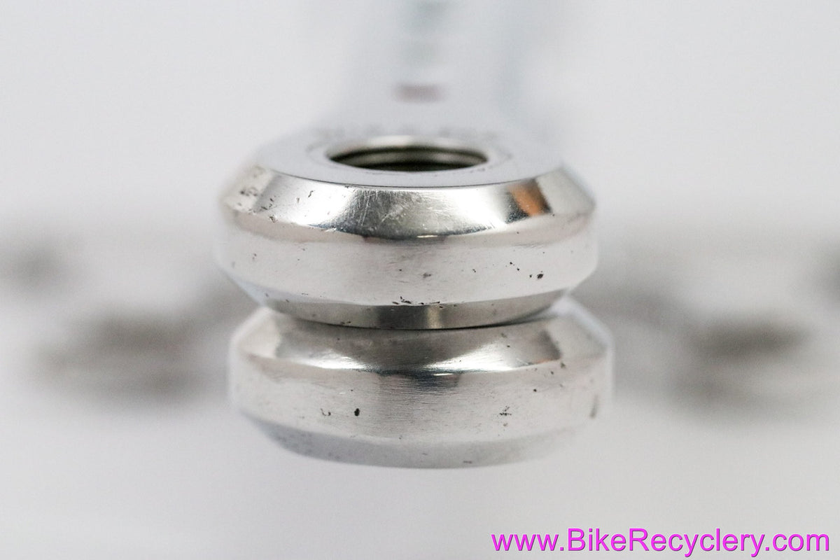 Drillium Campagnolo Nuovo/Super Record Crank Arms: #1049/A: 170mm - Italian Flag Infill - Dust Caps (Barely Used Near Mint++)