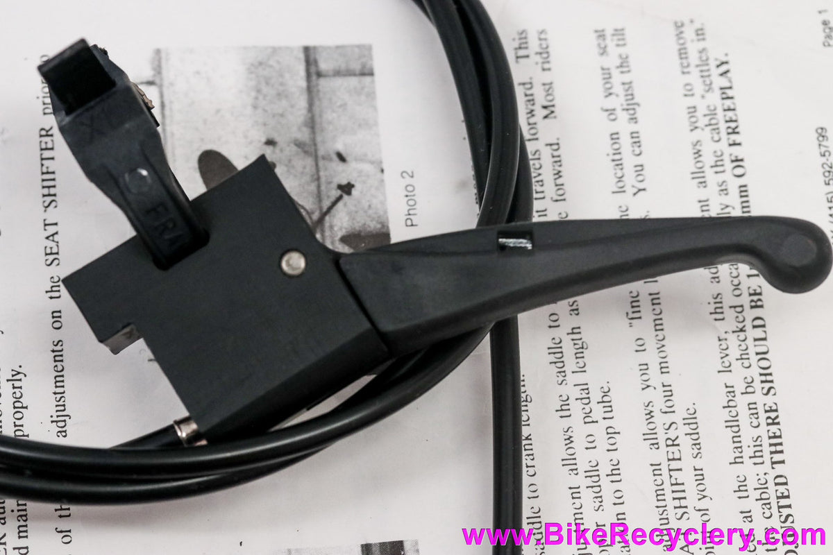 NIB/NOS Seat Shifter R2: 3DV Purple - Seat Position Adjuster for Tri Position on Road Bike - Vintage 1990's - Mount To Seat Head