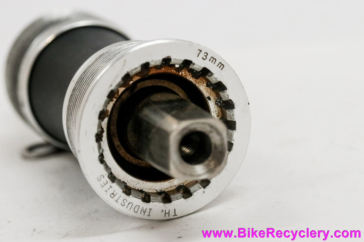 FSA Ultimax Titanium Square Taper Bottom Bracket: 113mm x 73mm - 2000's MTB (Near Mint)