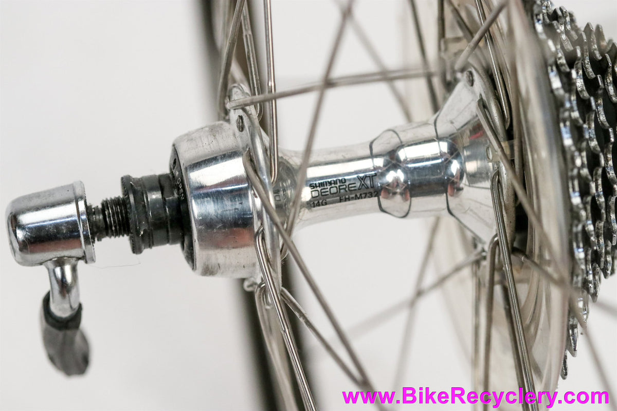 NOS Ritchey Vantage 1980s 26" Rear Wheel: XT FH-M732 - 32H x 126mm - 12-28T Cassette (Take Off)