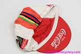 NOS 1986 UCI World Road Championships Cycling Cap: Switzerland - Rad-WM  - Red & White