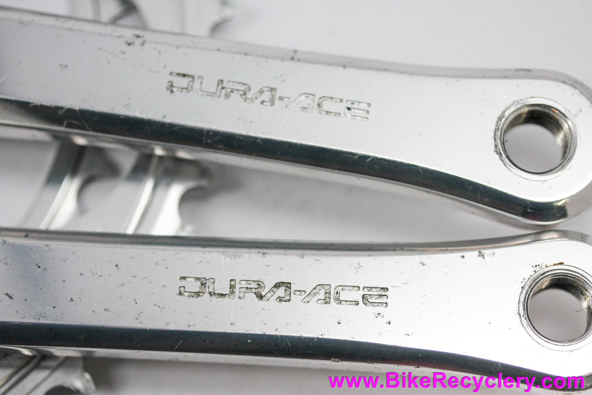 Shimano Dura Ace FC-7400 Crankset: 172.5mm x 53/42t - Dust Caps (EXC+)