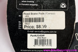 Jagwire Elite Road Brake Pads for Campagnolo: Alloy Rim - Black (Two Pairs)