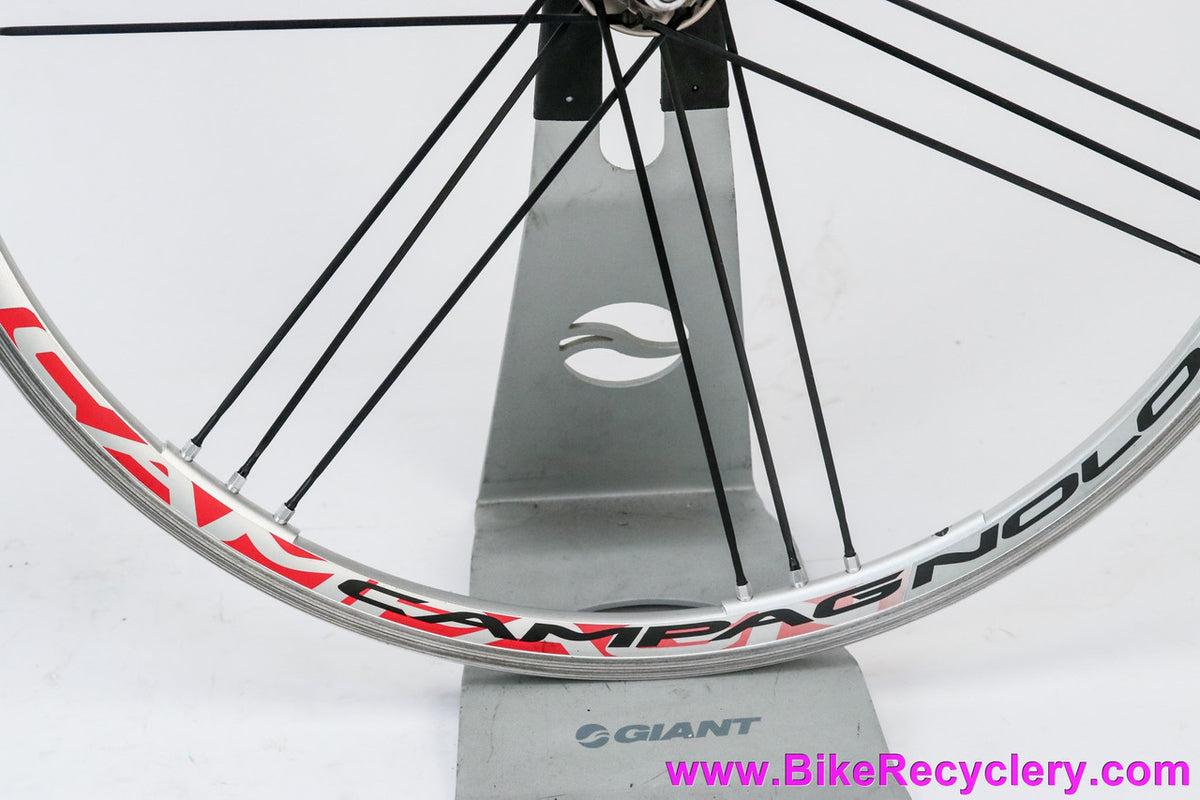 Campagnolo Eurus Wheelset: 700c Clincher - 21/16H - Silver - Campy 9/10/11s (Near MINT+ LOW MILES)