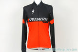 2017 Pro Team-Issued Specialized SL Pro Long Sleeve Jersey: Medium - Lightweight - World Champ Stripes / Red / White (NEW)