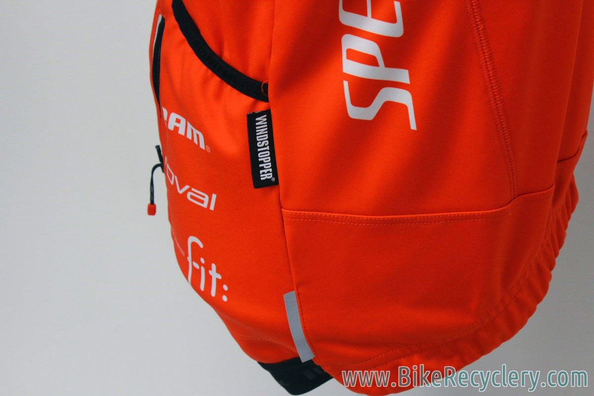 Pro Team-Issued Specialized SL Pro Gore Windstopper Jacket: Medium  - Red / White (NEW)