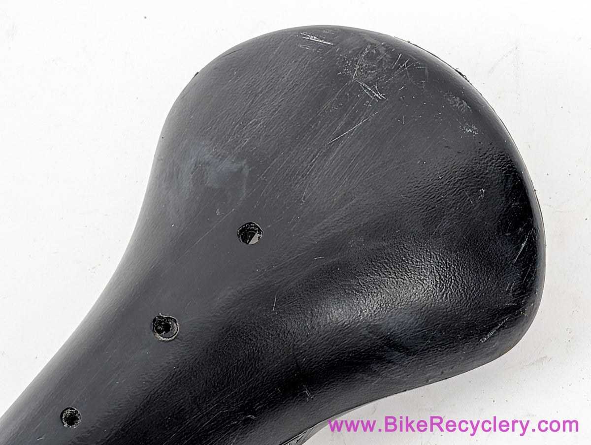 Selle Italia Gran Prix Plastic Saddle: Black Uncovered - 1960's (EXC)