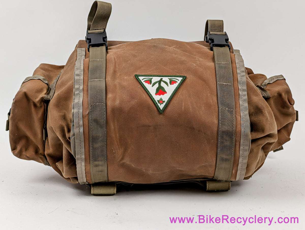 Ron's Bikes Fabio's Chest Small Handlebar Bag: Tan Waxed Canvas (Near Mint)