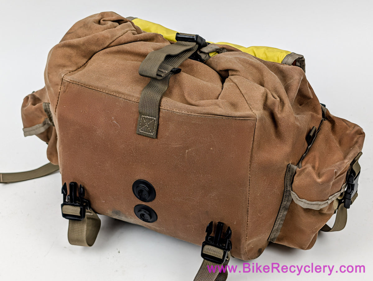 Ron's Bikes Fabio's Chest Small Handlebar Bag: Tan Waxed Canvas (Near Mint)